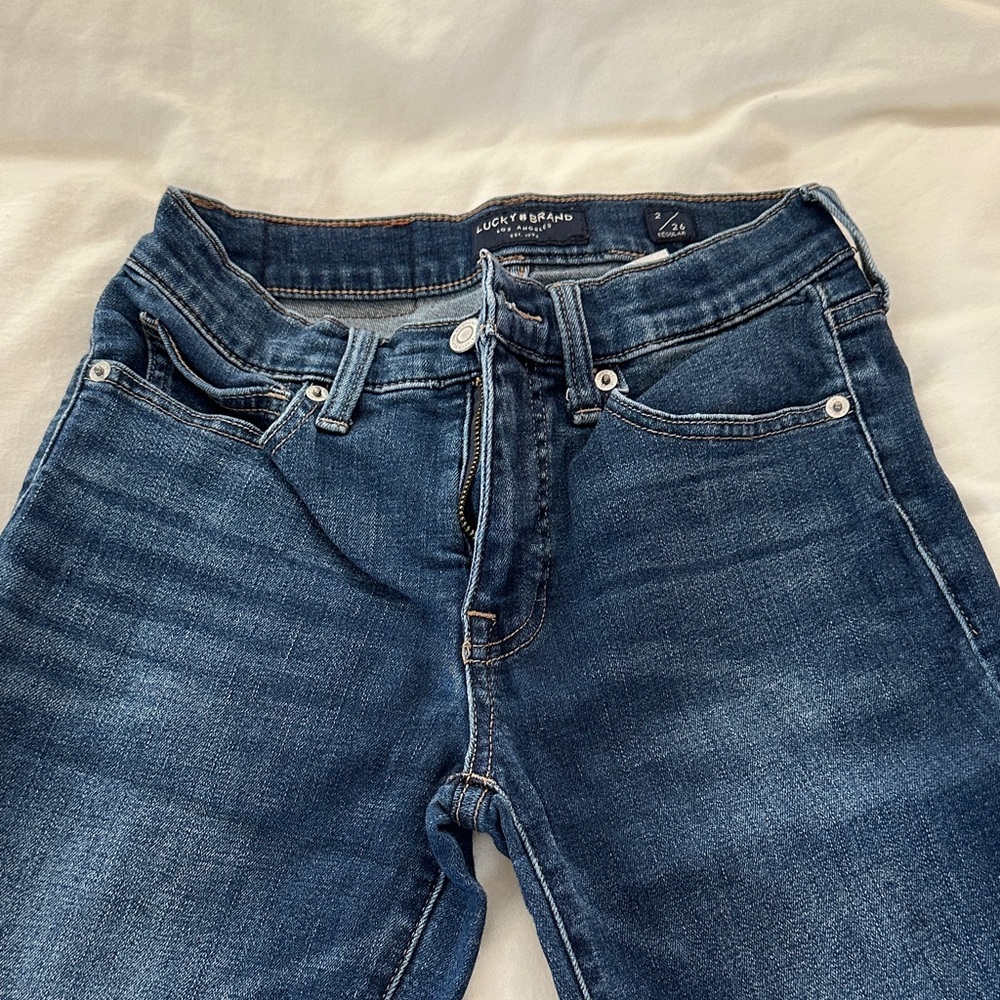 Lucky Brand Women's Dark Blue Skinny Jeans
